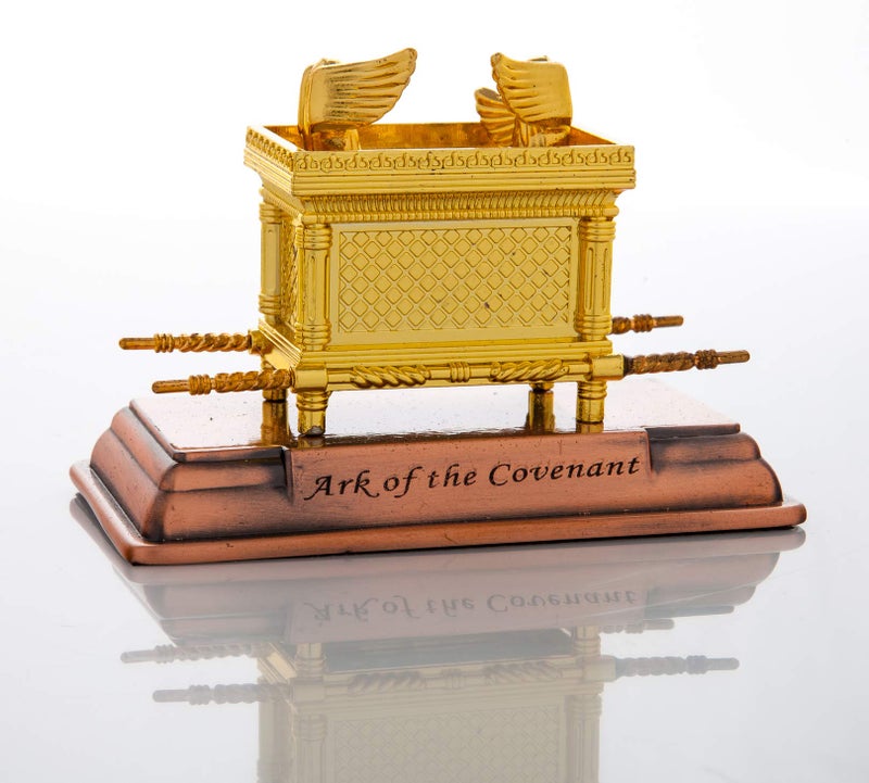Jerusalem Ark of The Covenant Replica Gold Plated 4.5" Base